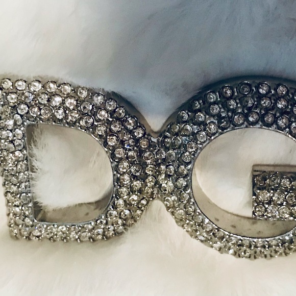 Dolce & Gabbana | Swarovski Crystal Chain Link Silver Belt Vintage (Authentic) - Picture 6 of 8